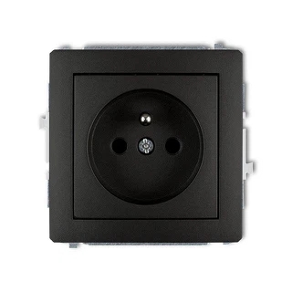 Gniazda z/u Karlik Deco-Czarny